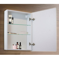 Зеркало-шкаф AZARIO Киото 60 (600х800) c подсветкой и диммером + часы (LED-00002358)