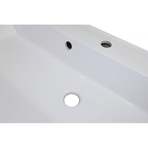 Комплект тумба Azario Velluto 60 600х450х660 подвесная, с раковиной Slim 60, белый матовый (CS00088601)