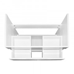 Комплект Azario Тумба Эстима 70/2Н 695х447х850 напольная, с раковиной Астория 70, белый глянцевый (CS00094594)