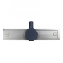 Душевой лоток AZARIO 400 мм, D40(50), 360°, металлическая перфорированная решетка, металлический желоб, комбинированный затвор (AZT3FT01400)