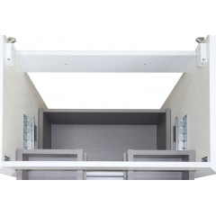 Комплект тумба Azario Velluto 60 600х450х660 подвесная, с раковиной Slim 60, белый матовый (CS00088601)