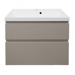 Комплект Azario Тумба Viola 80/2 подвесная БЕЖЕВЫЙ под раковину Астория 80 (CS00097144)