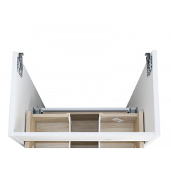 Комплект Azario Тумба LOTOS 50/2 510х425х570 подвесная, с раковиной Monte 50 белый гланцевый (CS00094662)