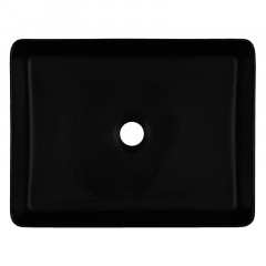 Раковина-чаша Azario 470х360х110 накладная, прямоугольная, черный матовый (AZ-2178-S-MB)