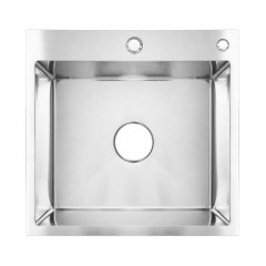 Кухонная мойка AZARIO SABRINA 500х500х200 нержавеющая сталь, цвет Серебро (AZS5050S)