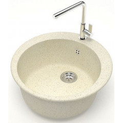 Кухонная мойка AZARIO Vital 507x507x200 искусственный мрамор, цвет Бежевый (CS00078344)