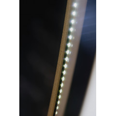 Зеркало AZARIO Monaco-GOLD d1000 бесконтактный сенсор, золотая рамка (LED-00002767)