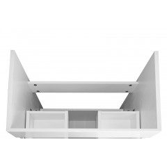 Комплект Azario Тумба Эстима 60/2Н 595х447х850 напольная, с раковиной Астория 60, белый глянцевый (CS00094592)