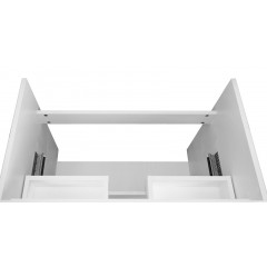 Комплект Azario Тумба Эстима 80/2Н 795х447х850 напольная, с раковиной Астория 80, белый глянцевый (CS00094596)