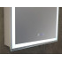 Зеркало-шкаф AZARIO Киото 60 (600х800) c подсветкой и диммером + часы (LED-00002358)