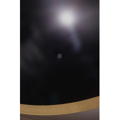 Зеркало AZARIO Monaco-GOLD d1000 бесконтактный сенсор, золотая рамка (LED-00002767)