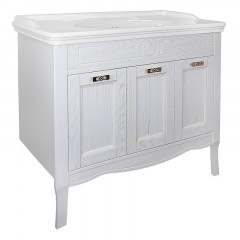 Комплект Тумба Azario CAROLINA 100 1000х880х500 патина, с раковиной Artdeco 100 (Kale) ЗОЛОТО (CS00089970)