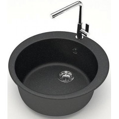 Кухонная мойка AZARIO Vital 507x507x200 искусственный мрамор, цвет Черный (CS00078345)