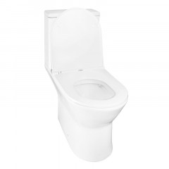 Унитаз - компакт Azario Dante 360х660х805 напольный, безободковый, быстросъемное сиденье микролифт (93589)