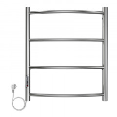 Полотенцесушитель электрический AZARIO VERONA 500/600 4 секции, диммер слева, хром (AZ04756)