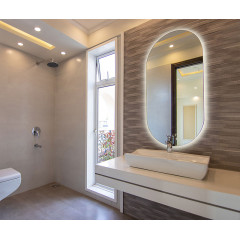 Зеркало AZARIO Viva 550х1050 сенсорный выключатель, универсальное крепление (LED-00002549)