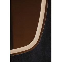 Зеркало AZARIO Barca -TX 700х700/808х808 с 3-х режимной подсветкой, бесконтактный сенсор (LED-00002973)