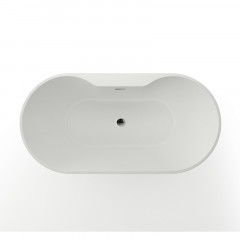 Ванна акриловая Azario BRISTOL 1700х800х580 свободностоящая с полкой для установки смесителя (BRI17080D)