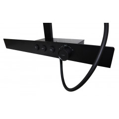 Душевая система Azario Deepsea термостатический картридж, черный (AZ-679008DB9PA)