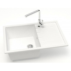 Кухонная мойка AZARIO Vision 750x505x218 искусственный мрамор, цвет Белый (CS00078336)
