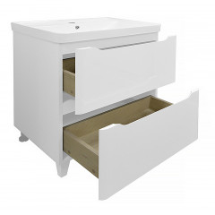 Комплект Тумба Azario LOTOS 80/2 Н 820х475х835 напольная с раковиной Monte 80 (CS00081987)