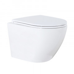 Сет AZARIO инсталляция с панелью смыва + Grado с сидением микролифт +клавиша 0120, хром глянцевый (AZ-8010-1000+AZ-8200-0084/AZ-P57-0120+AZ-0046N)