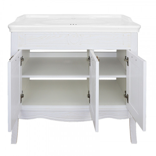 Комплект Тумба Azario CAROLINA 100 1000х880х500 патина, с раковиной Artdeco 100 (Kale) ЗОЛОТО (CS00089970)