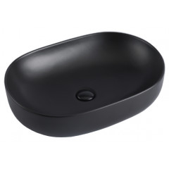 Раковина Azario накладная 600х415х135 матовая тёмно-серая (AZ-2196MDH)