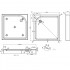 Душевой поддон Azario 1000х1000х150 R/L, для GREENWOOD 1000, NAG 1221 1000