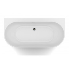 Ванна акриловая Azario BRADFORD 1800х800х580 пристенная, в комплекте с сифоном и металлической рамой (BRA18080)