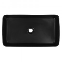 Раковина-чаша Azario 675х380х120 накладная, прямоугольная, черный матовый (AZ-2250-MB)
