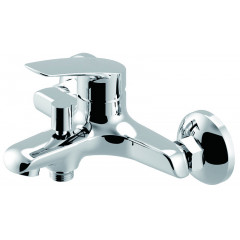 Смеситель для ванны AZARIO TAVIRA с ручным душем, керамический картридж, хром (AZ-WKE238040C)