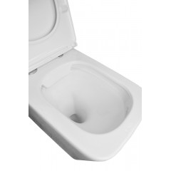 Унитаз приставной Azario Teramo 600х360х410 быстросъемное сиденье микролифт (AZ-003D-NR)