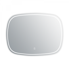 Зеркало AZARIO Vilnius 800х600 с подсветкой, сенсорный выключатель с функцией диммера (AZ-Z-016CS)
