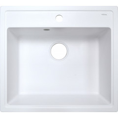 Кухонная мойка AZARIO Litos 570x505x200 искусственный мрамор, цвет Белый (CS00078321)