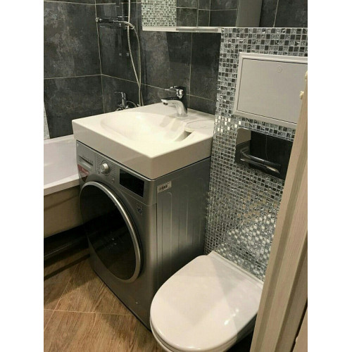 Раковина Azario Elegance NEW 600х600х100 литьевой мрамор, сифон в комплекте, белая (CS00086606)