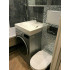 Раковина Azario Elegance NEW 600х600х100 литьевой мрамор, сифон в комплекте, белая (CS00086606)