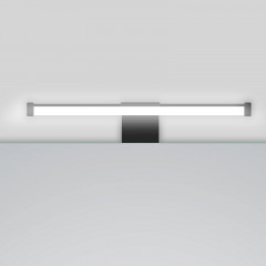 Зеркало-шкаф AZARIO Dino 500х700 с подсветкой, в алюминиевом корпусе, сенсорный выключатель с функцией диммера (AZ-ZC-022CS)