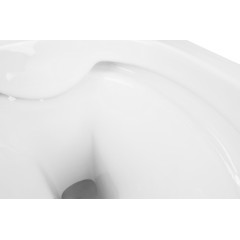 Унитаз подвесной Azario Fatto 360х480х350 безободковый, c быстросъемным сиденьем микролифт (AZ-1049WS)