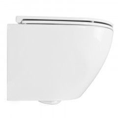 Сет AZARIO инсталляция + унитаз Grado N с быстросъемным сиденьем микролифт+ клавиша смыва хром глянец (AZ-8010-1000+AZ-8200-0031+AZ-0046N)