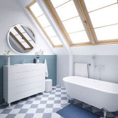 Зеркало AZARIO Перла d1000 c подсветкой и диммером, сенсор выключатель (LED-00002464)