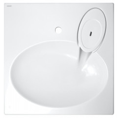 Раковина подвесная AZARIO Elegance 592х59290 литьевой мрамор, белая (CS00078300)