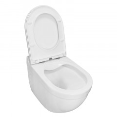 Сет AZARIO инсталляция + унитаз Fora безободковый, с быстросъемным сиденьем микролифт (AZ-8010-1000+AZ-0017 E-R)