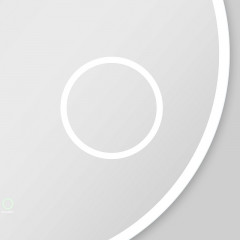 Зеркало AZARIO Talisman D600 с подсветкой, сенсорный выключатель с функцией диммера, алюминиевая рамка (AZ-Z-005ALM)