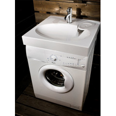 Раковина подвесная AZARIO Elegance 592х59290 литьевой мрамор, белая (CS00078300)