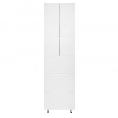 Пенал Azario Эстима 52/3 520х330х1960 напольный, белый глянцевый (CS00094562)