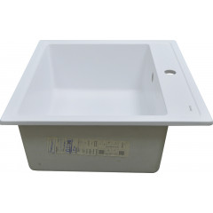 Кухонная мойка AZARIO Litos 570x505x200 искусственный мрамор, цвет Белый (CS00078321)