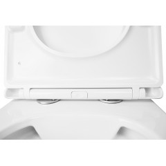 Унитаз приставной Azario Teramo 600х360х410 быстросъемное сиденье микролифт (AZ-003D-NR)