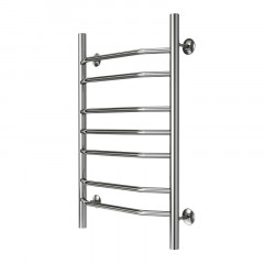 Полотенцесушитель водяной AZARIO RAVENNA 500/800 7 секций, нижнее/диагональное подключение, 1/2", хром (AZ07158)