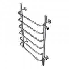 Полотенцесушитель водяной AZARIO MODENA 500/800 6 секций, боковое подключение, 1", хром (AZ08558)